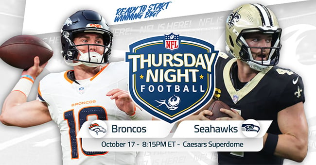 NFL TNF - WEEK 7 Game - Broncos vs Saints