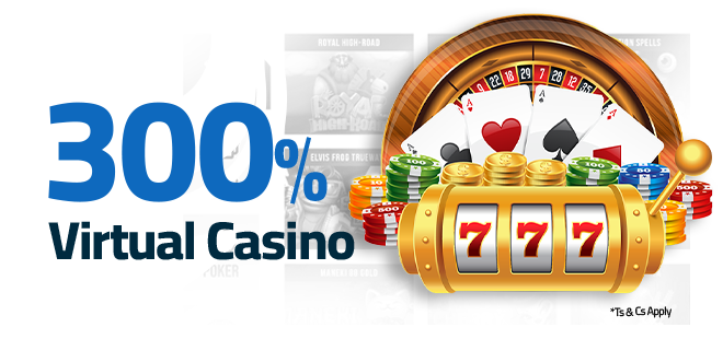 300% Virtual Casino Reload Bonus!